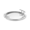 Hendi Stainless Steel Round Serving Tray Ø 400 mm with Handles