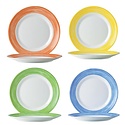 Hendi Shallow Plate, Ø235 mm, Brush, Orange (Pack of 6)