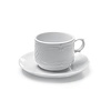 Hendi White Saucer ø 138 mm, Flora Hendi White Saucer ø 138 mm, Flora