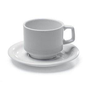 Hendi Stackable White Cup 275 ml, Frig