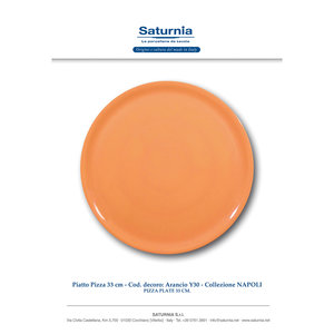 Hendi Pizza Plate, Ø330 mm, Speciale Pizza, Orange