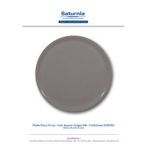 Hendi Pizza Plate, Ø330 mm, Speciale Pizza, Grey Hendi Pizza Plate, Ø330 mm, Speciale Pizza, Grey