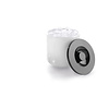 BarUp Polystyrene Ice Box 5 L, Ø190 mm, (h)200 mm, White with Double Walls
