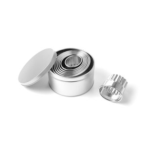 Hendi Oval, corrugated cutting form - set of 8