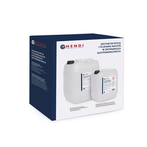Hendi Set, 10 L Washing up Liquid and 5 L Rinse Aid Hendi Set, 10 L Washing up Liquid and 5 L Rinse Aid