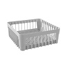 Hendi Gray Dishwasher Glassware Basket 400 x 400 x 150 mm