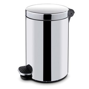 Hendi 20 L Round Stainless Steel Pedal Bin, Lift Lid Hendi 20 L Round Stainless Steel Pedal Bin, Lift Lid