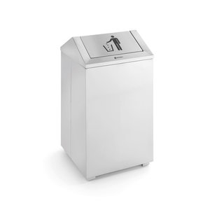 Hendi 43 L Stainless Steel Waste Bin, Swivel Lid Hendi 43 L Stainless Steel Waste Bin, Swivel Lid