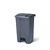 AmerBox 68 L Grey Polypropylene Pedal Bin, Lift Lid, 68 L