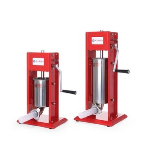 Hendi Manual Sausage Filler, 5 L, Vertical with 4 Funnels 10, 20, 30 and 40 mm Hendi Manual Sausage Filler, 5 L, Vertical with 4 Funnels 10, 20, 30 and 40 mm