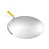 Lilly Codroipo Stainless Steel Pizza Peel Ø500x670 mm, Round, Yellow