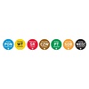 Hendi Food Safety stickers, disposable - Sunday