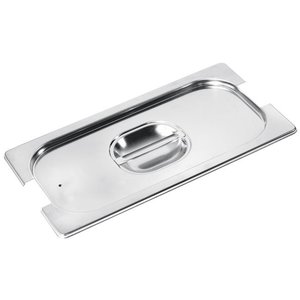 Hendi Nickel-Chrome Steel Gastronorm Lid 1/6 with Seal and Place for Handles Hendi Nickel-Chrome Steel Gastronorm Lid 1/6 with Seal and Place for Handles