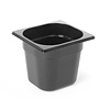 Hendi Polycarbonate Gastronorm Container 1/6 200 mm, Black Hendi Polycarbonate Gastronorm Container 1/6 200 mm, Black