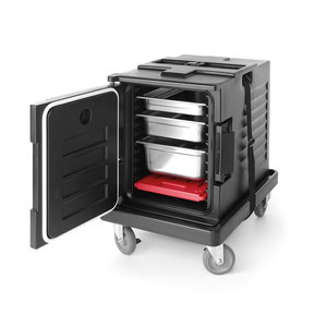 Hendi Front Loading Insulated Food Container GN 1/1, 66 L Black Hendi Front Loading Insulated Food Container GN 1/1, 66 L Black