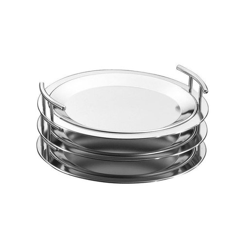 Hendi Okrągła taca do serwowania Ø 400 mm ze stali nierdzewnej z uchwytami Hendi Okrągła taca do serwowania Ø 400 mm ze stali nierdzewnej z uchwytami