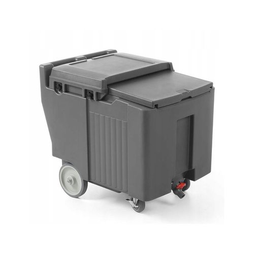 Hendi Pojemnik termoizolacyjny do transportu lodu 110 L, ładowany od góry, czarny