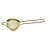BarUp Strainer / colander 89x264 mm golden color