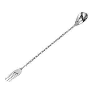 BAR Professional Bartender spoon with fork 40 cm BAR Professional Bartender spoon with fork 40 cm