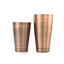 BarUp Boston shaker, 2-piece, TIN & TIN type 700 ml + 500 ml antique copper