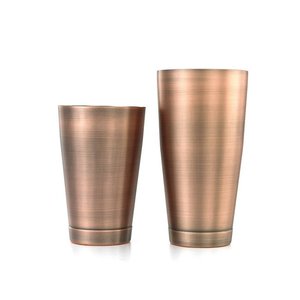 BarUp Boston shaker, 2-piece, TIN & TIN type 700 ml + 500 ml antique copper BarUp Boston shaker, 2-piece, TIN & TIN type 700 ml + 500 ml antique copper