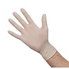 XXLselect Latex Disposable Gloves, Size M, Powdered, White (Pack of 100)