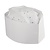 Plastico Disposable Forage Hat White (Pack of 100)