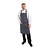 Whites Chefs Clothing Whites Butchers Apron   Navy Stripe with Pocket