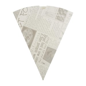 Colpac Biodegradable Newspaper Print Paper Chip Cones 183mm (Pack of 1000) Colpac Biodegradable Newspaper Print Paper Chip Cones 183mm (Pack of 1000)