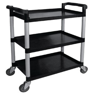 Vogue Polypropylene 3 Tier Service Trolley 960 x 1070 x 520 mm
