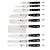 Tsuki Santoku Knife 180 mm, Series 7