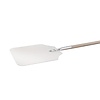 Vogue Aluminium Pizza Peel 355x405x915 mm, Rectangular with Wooden Handle