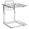 APS 2Tier Stand 1/1 GN Chrome Plated APS 2Tier Stand 1/1 GN Chrome Plated