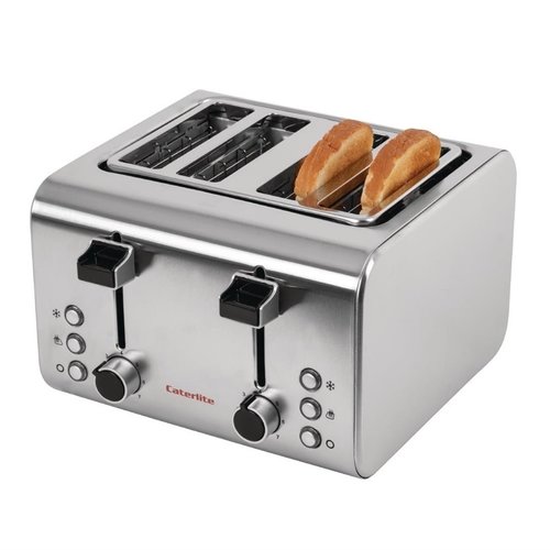 Caterlite 4Slot Stainless Steel Toaster Caterlite 4Slot Stainless Steel Toaster