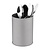 Olympia Galvanised Utensil Tin Grey