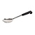 Vogue Slotted Serving Spoon Black Handle 340mm