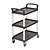 Cambro Wózek trzypółkowy czarny 835x410x(h)965 mm