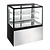 Polar Refrigeration  Refrigerated Display Rectangular, 285 L, from 2°C to 8°C, Stationary, Black-Silver