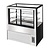 Polar Refrigeration  Refrigerated Display Rectangular, 285 L, from 2°C to 8°C, Stationary, Black-Silver