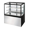 Polar Refrigeration  Refrigerated Display Rectangular, 285 L, from 2°C to 8°C, Stationary, Black-Silver