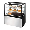 Polar Refrigeration  Refrigerated Display Rectangular, 285 L, from 2°C to 8°C, Stationary, Black-Silver