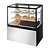 Polar Refrigeration  Refrigerated Display Rectangular, 285 L, from 2°C to 8°C, Stationary, Black-Silver
