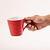 Olympia Café Aroma Mugs Red 340ml (Pack of 6)
