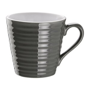 Olympia Café Aroma Mugs Charcoal 340ml (Pack of 6) Olympia Café Aroma Mugs Charcoal 340ml (Pack of 6)