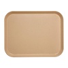 Cambro Prostokątna taca stołówkowa do serwowania 460 x 360 mm z poliestru, beżowa