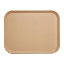 Cambro Prostokątna taca stołówkowa do serwowania 460 x 360 mm z poliestru, beżowa