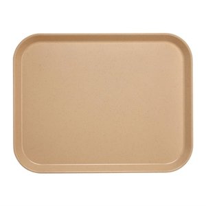 Cambro Polyester Rectangular Canteen Tray 460 x 360 mm Beige