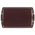 Cambro Laminate Rectangular Serving Tray 640 x 400 mm with Handles Brown