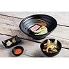 Kristallon Fusion Melamine Large Bowls Black 230mm (Pack of 4)