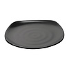 Kristallon Shallow Melamine Plate, Ø249 mm, Irregular, Fusion, Black (Pack of 6) Kristallon Shallow Melamine Plate, Ø249 mm, Irregular, Fusion, Black (Pack of 6)